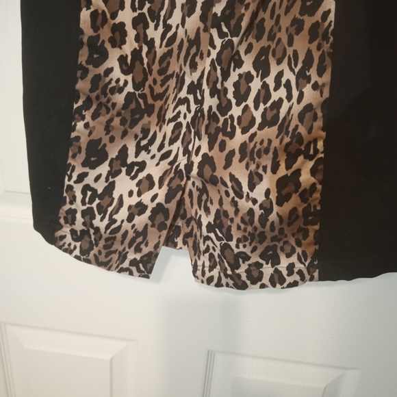 Torrid SZ 12 US Leopard Print Strapless Dress Rockabilly - Picture 5 of 5